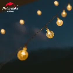 NATUREHIKE Wygodna lampa kempingowa: wodoodporna, solarna i przenośna